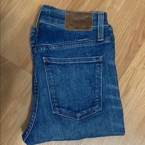 Madewell Rivet & Thread Skinny Flare